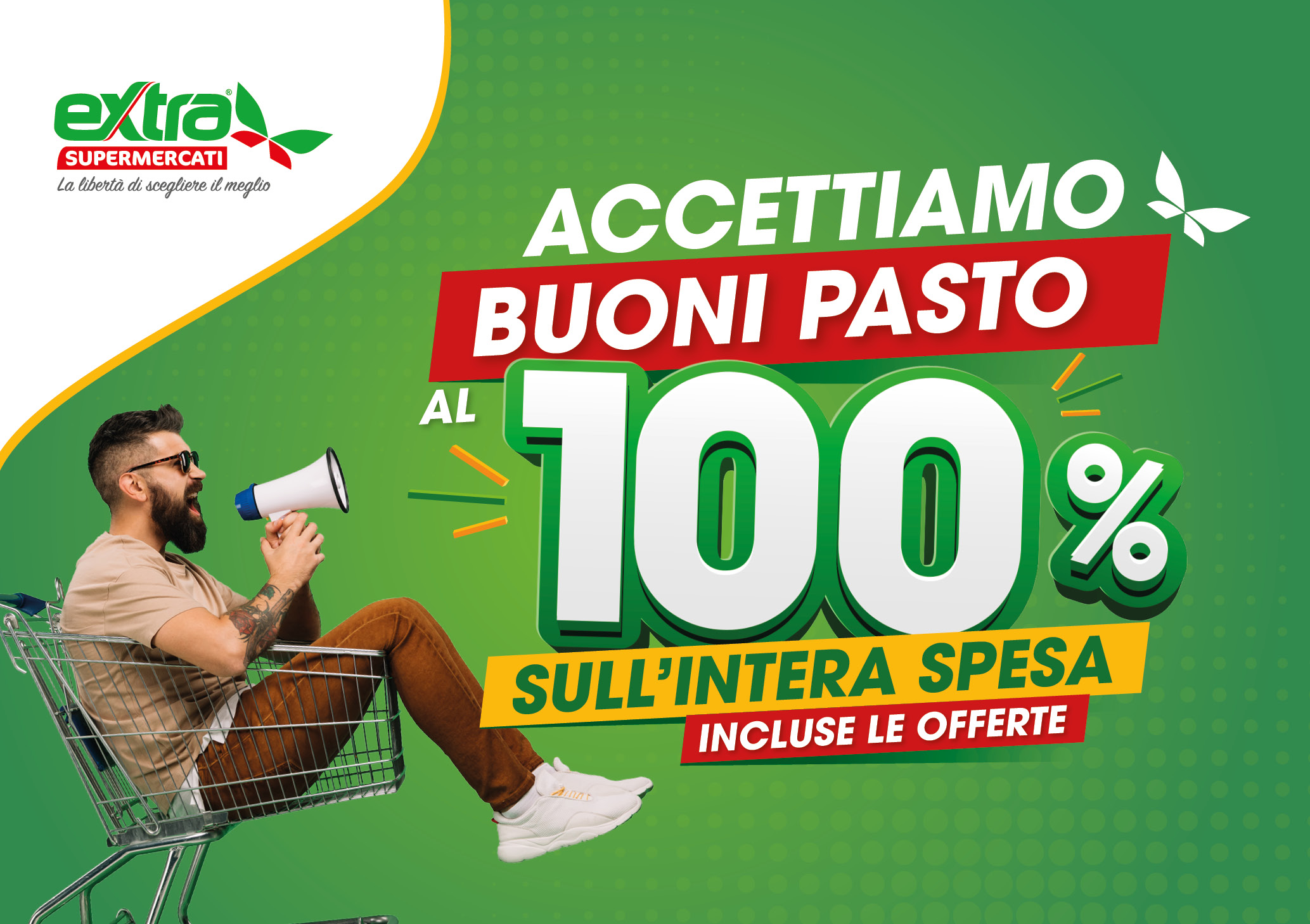 Da Extra i buoni pasto valgono di più!